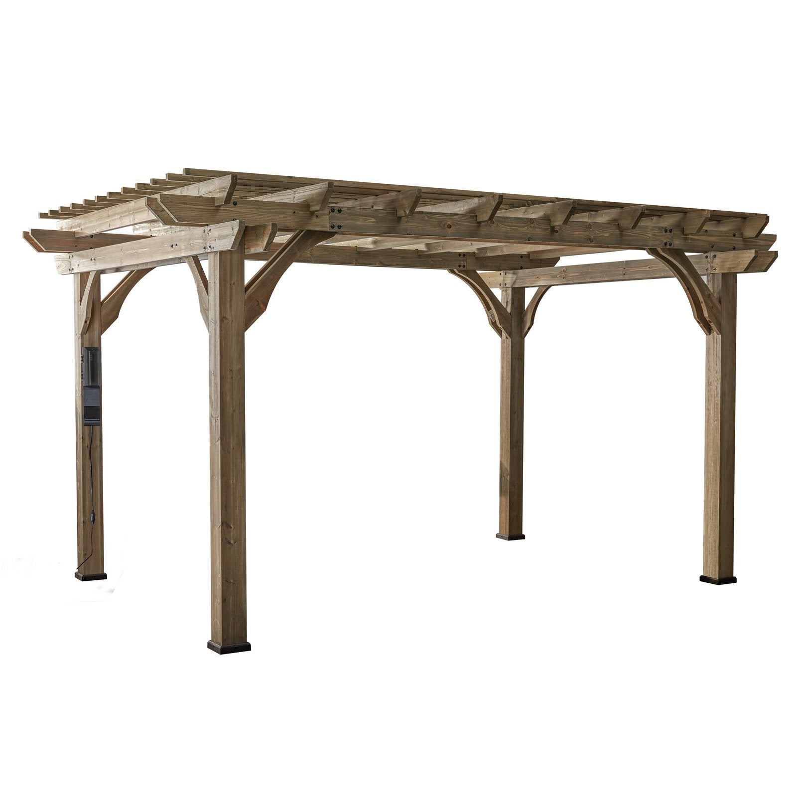 14×10 Somerville Pergola – Barnwood Stain - Image 13