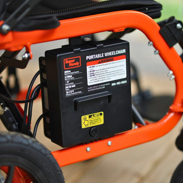 SuperHandy GUT155 Foldable Electric Wheelchair 220 Lbs Weight Capacity - Image 6