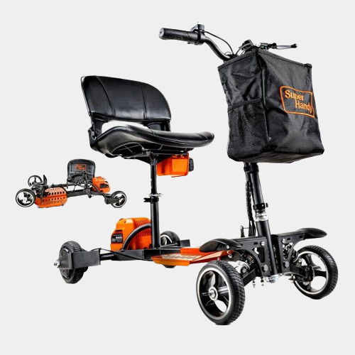 SuperHandy GUT165 Foldable All Terrain Passport Mobility Scooter Pro 330Lbs - Image 3