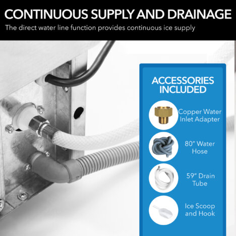 Whynter FIM 450HS Freestanding Ice Maker - Image 4