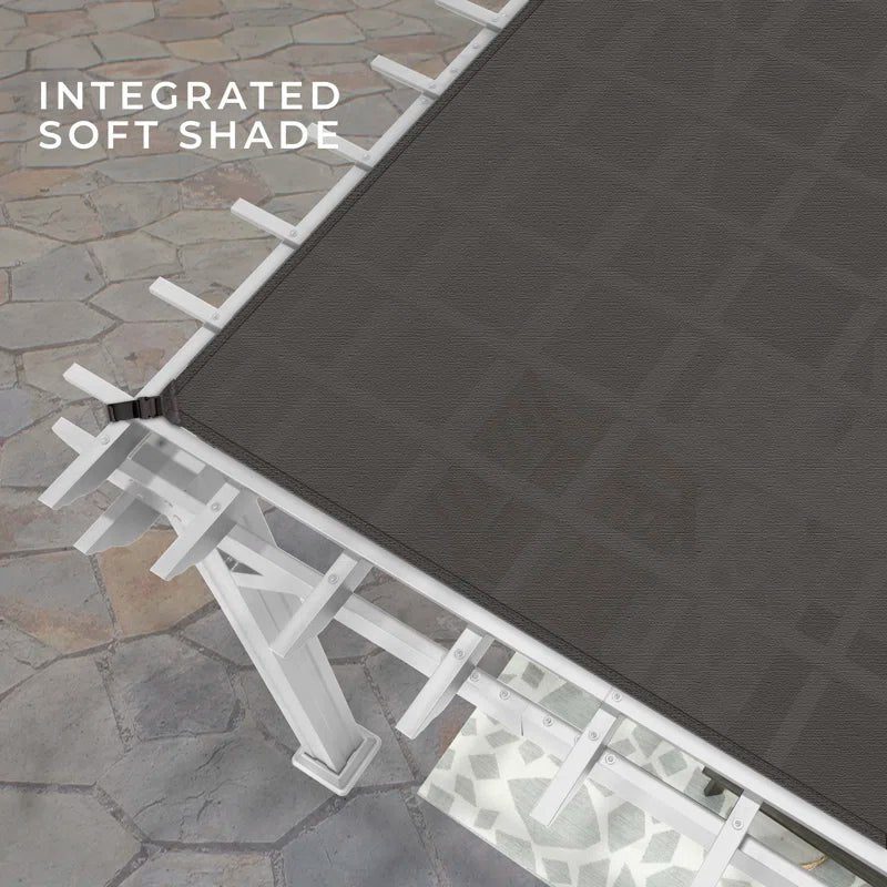 16′ X 12′ Traditional Steel Pergola - Image 26