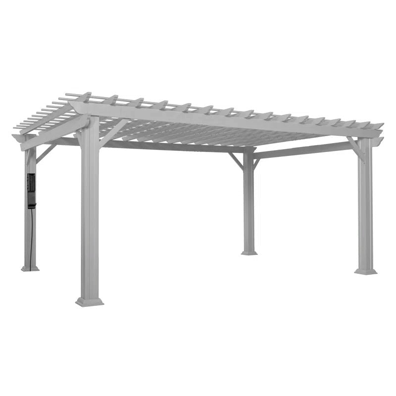 16′ X 12′ Traditional Steel Pergola - Image 24