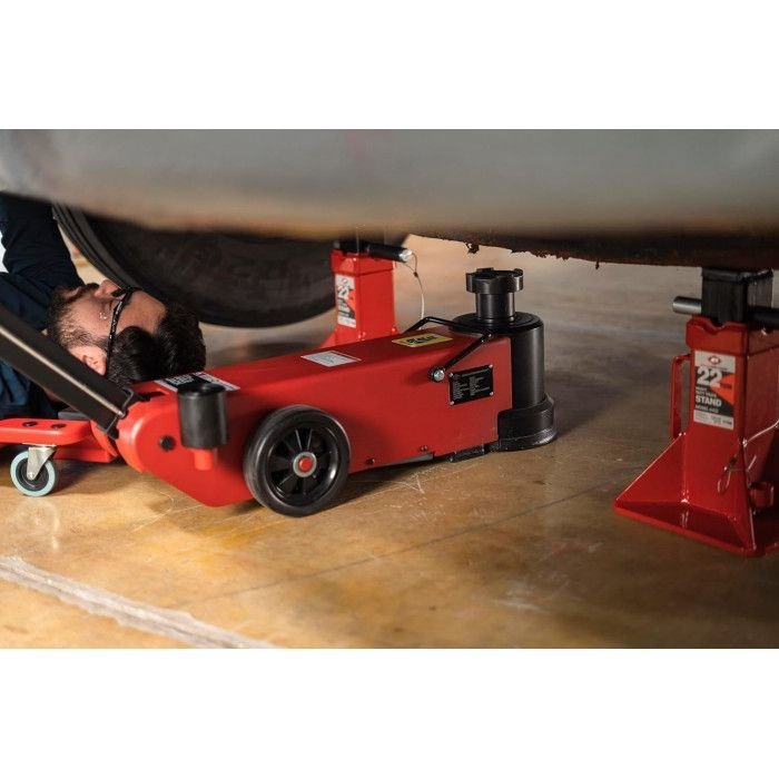 AFF 25-10-Ton 2-Stage Air Hydraulic Axle Jack - Image 2