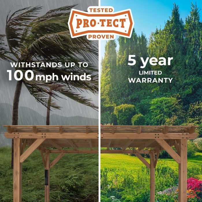 14×10 Delray Pergola - Image 8