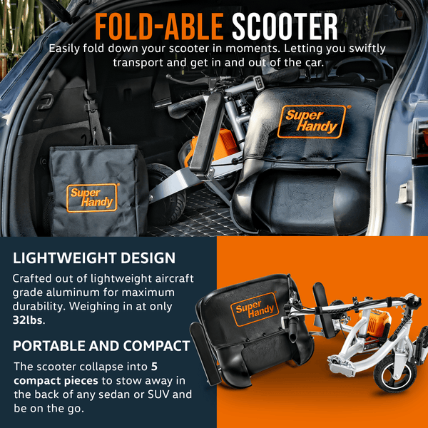 SuperHandy All Terrain Mobility Scooter Plus GUT140 48V 2Ah Battery - Image 9